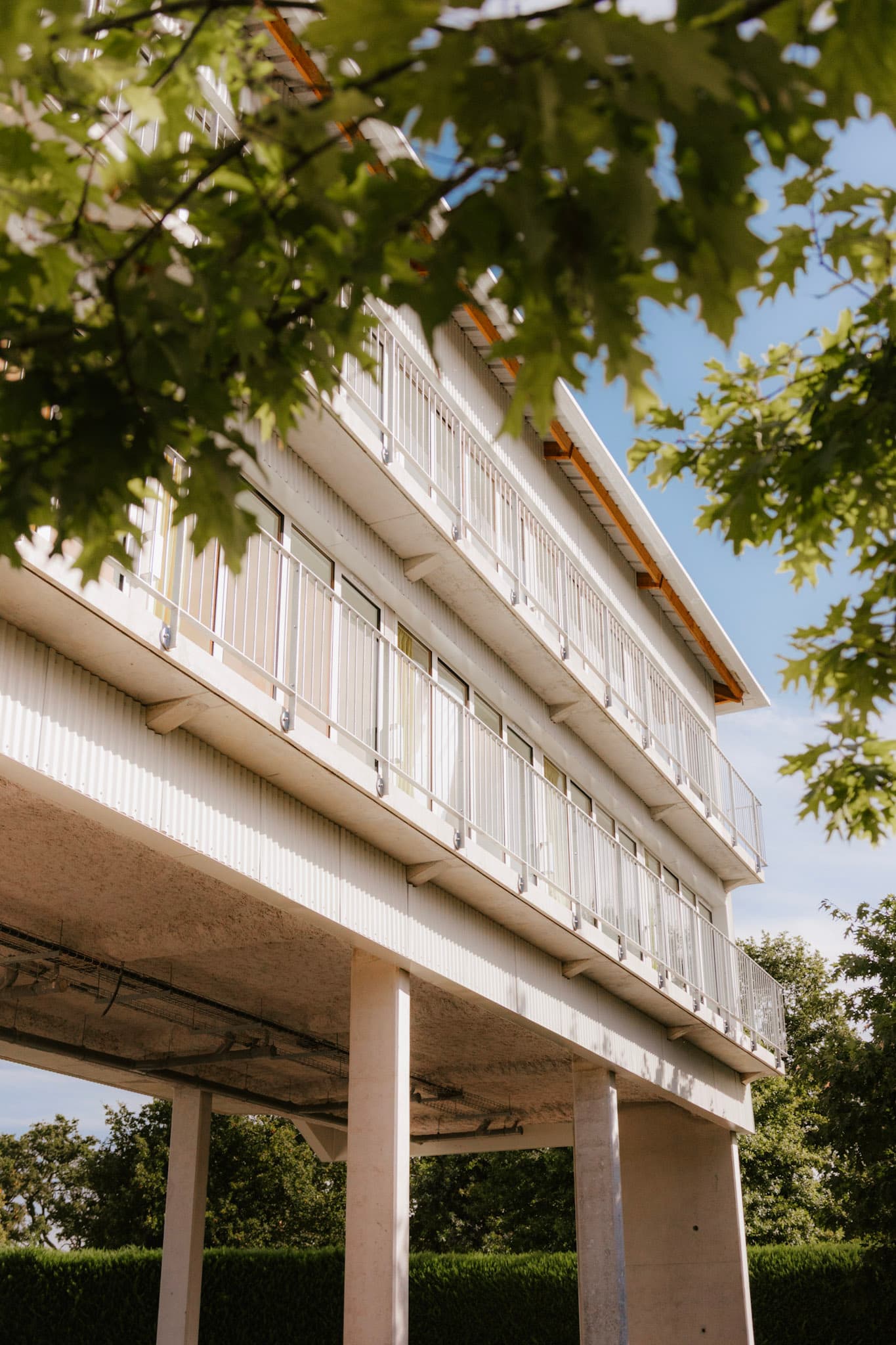 Campus de Ker Lann à Bruz, vue de la Résidence Rosolino